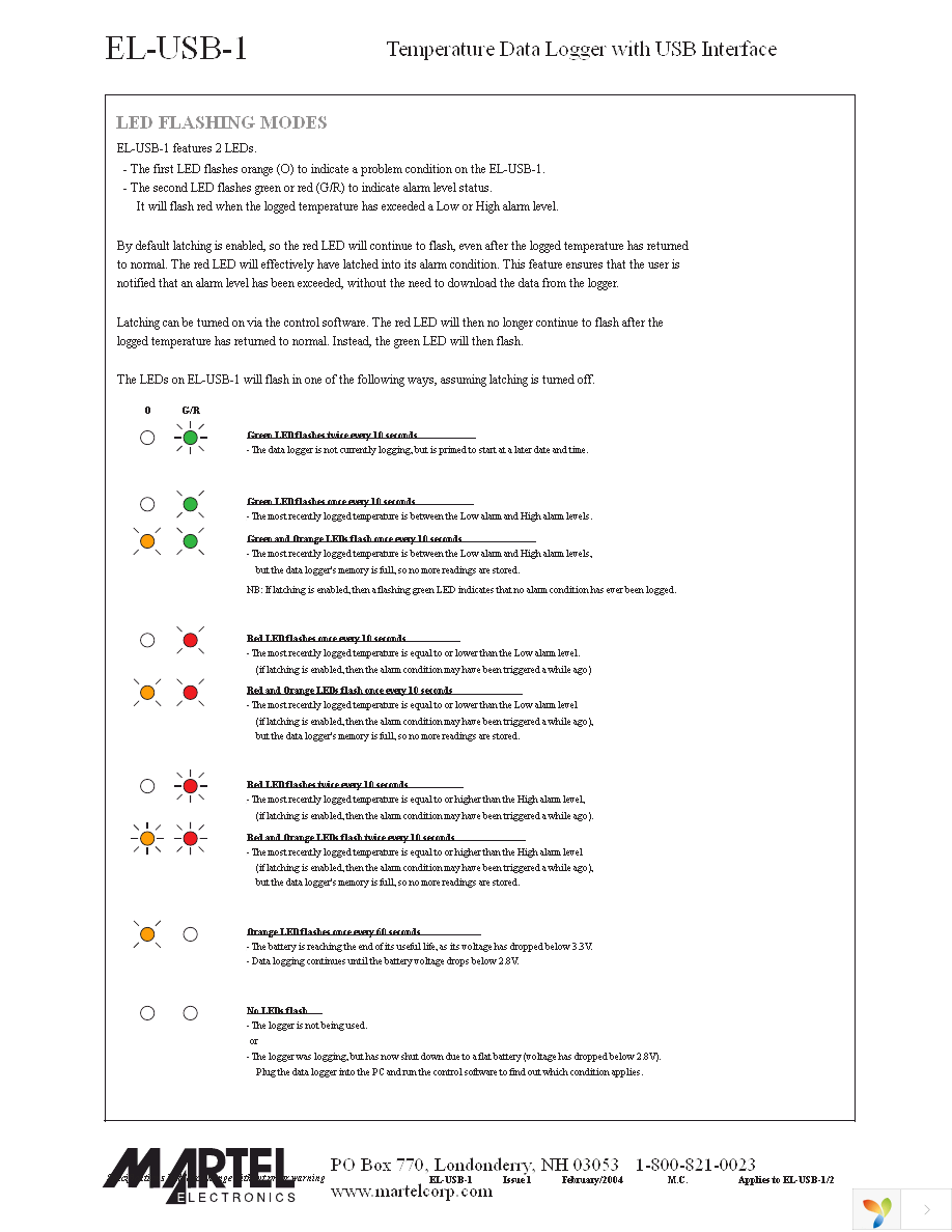 EL-USB-1 Page 2