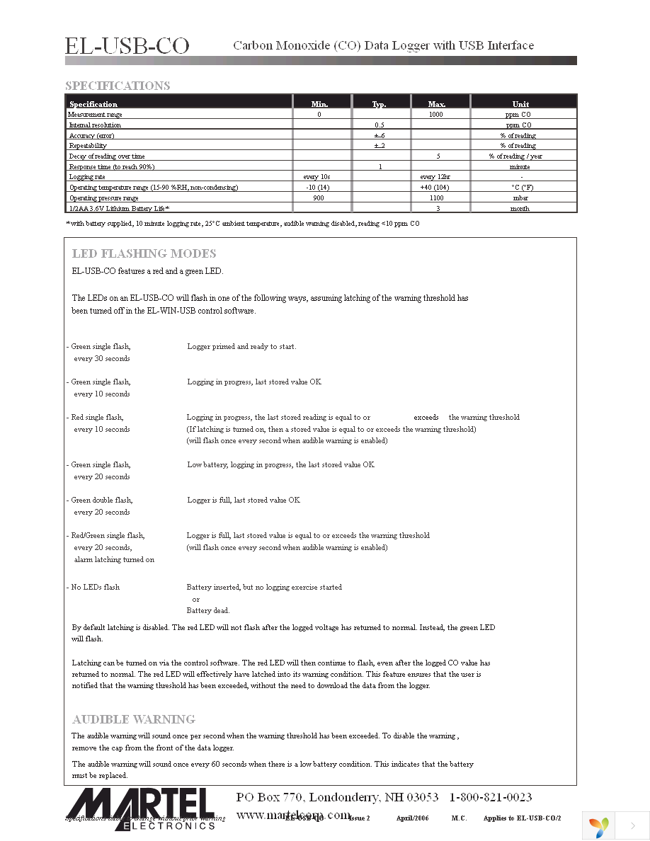 EL-USB-CO Page 2