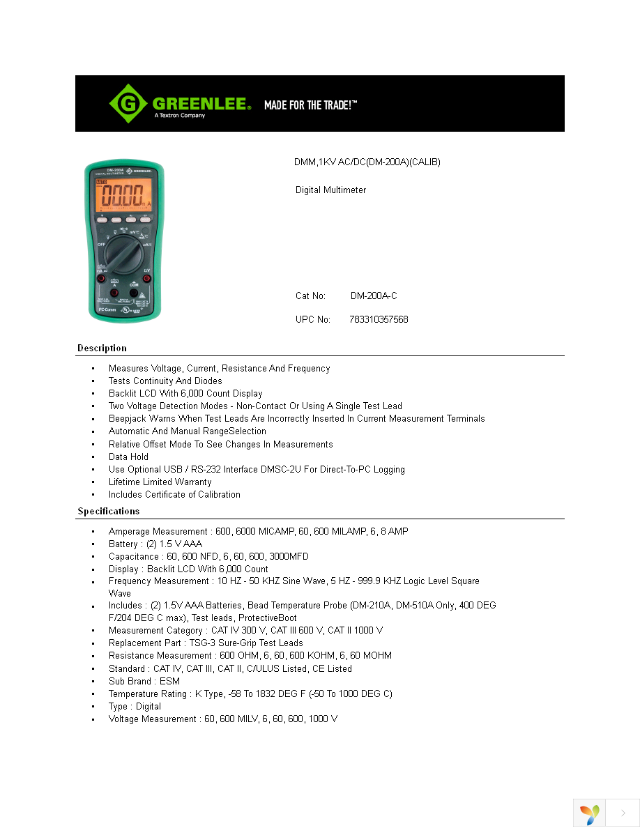 DM-200A-C Page 1