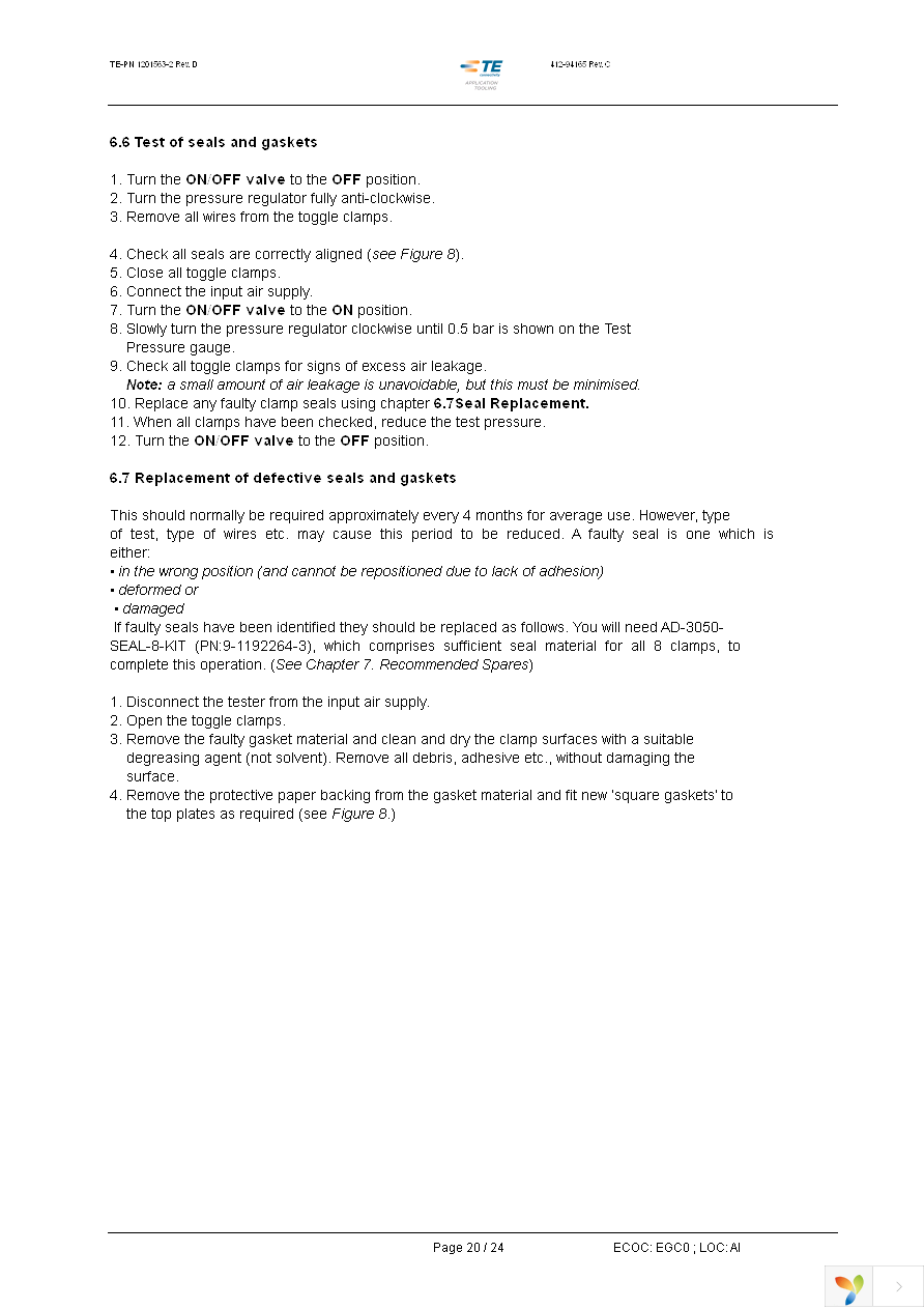 AD-3050-SEAL-TEST-EQ-NC Page 20