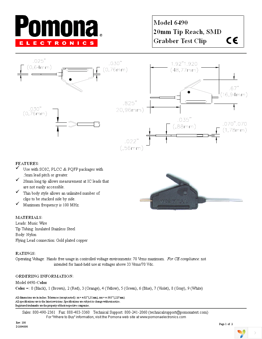 6490-0 Page 1