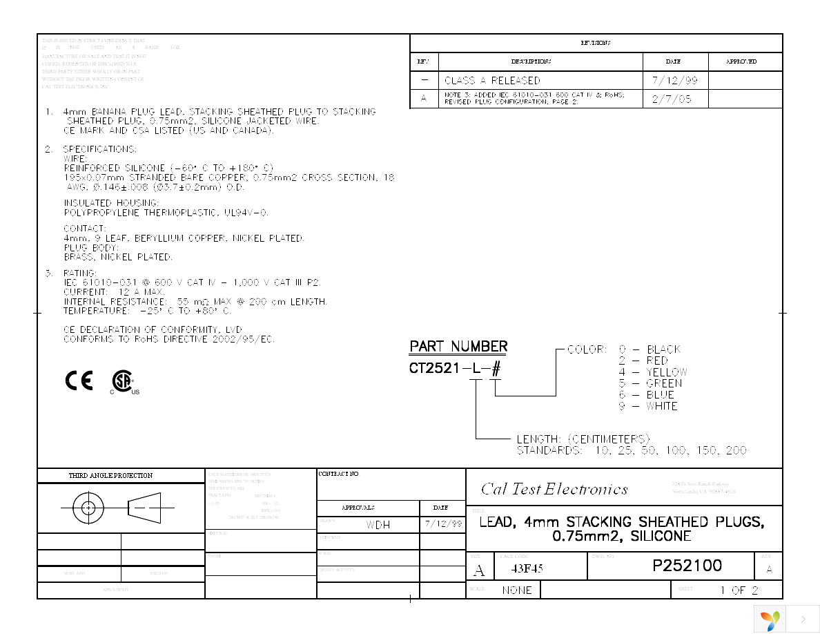 CT2521-10-0 Page 1