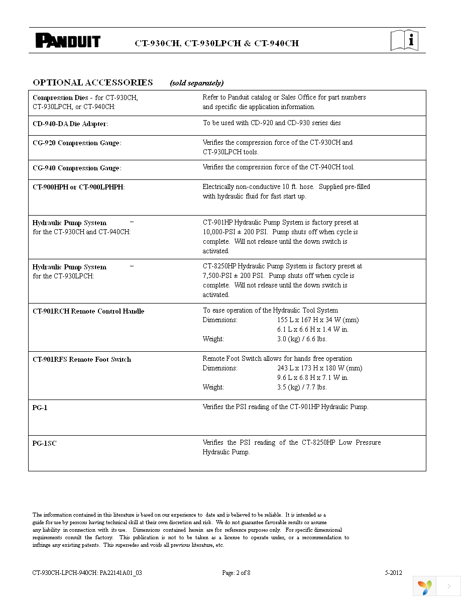 CT-930LPCH Page 3