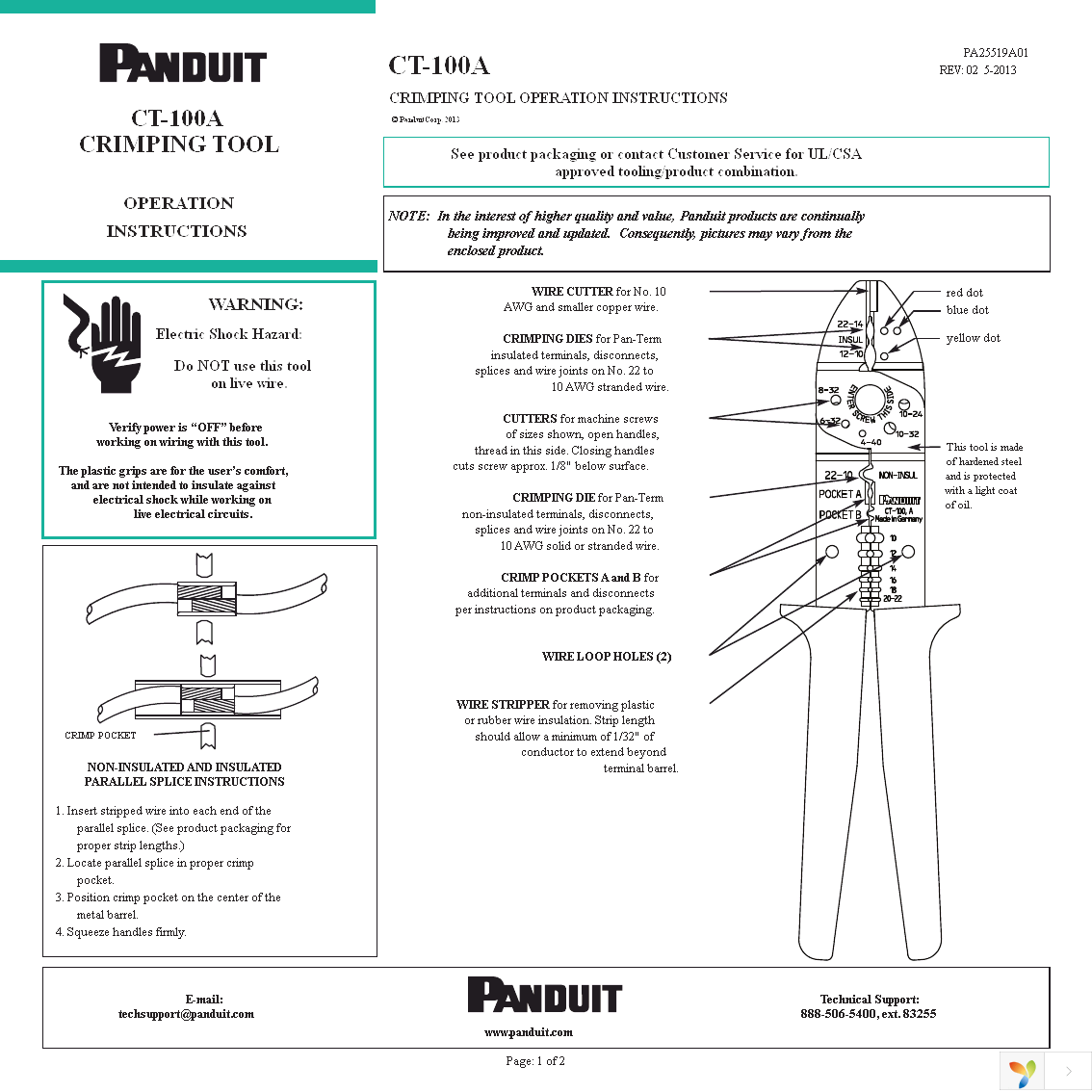 CT-100A Page 1