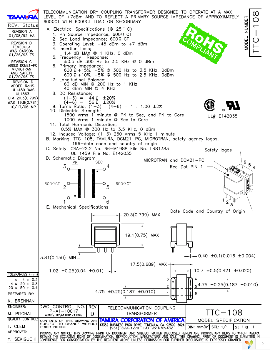 TTC-108 Page 1