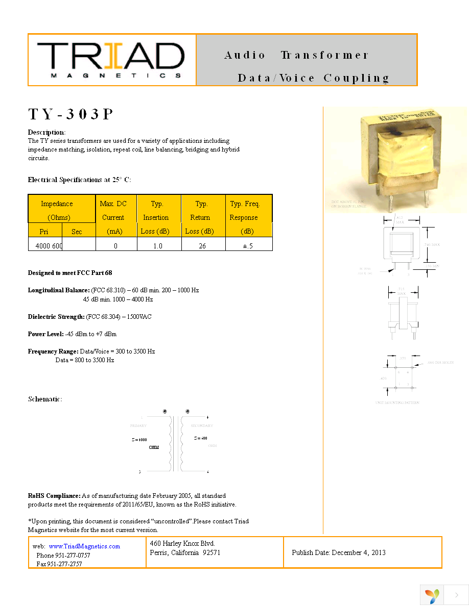 TY-303P Page 1