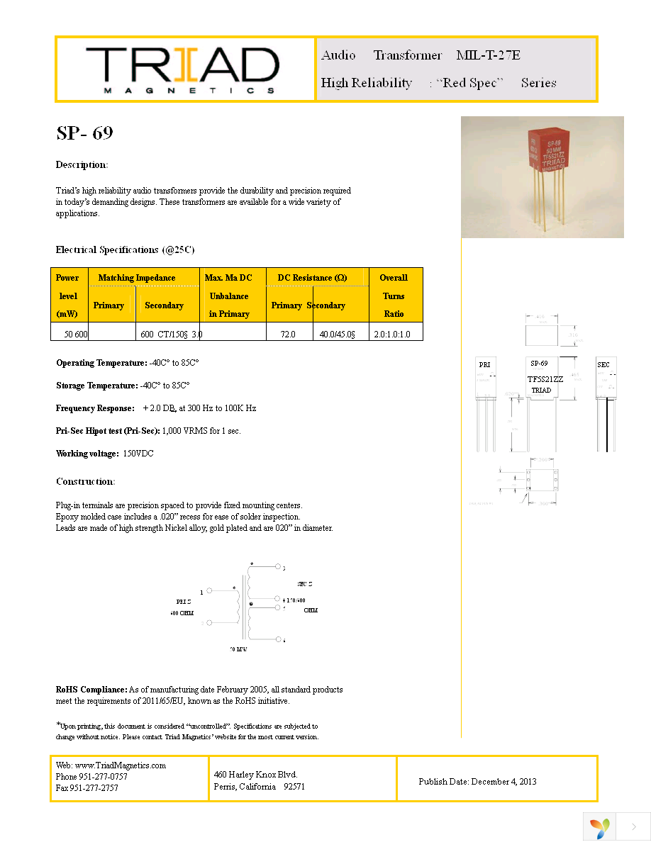 SP-69 Page 1