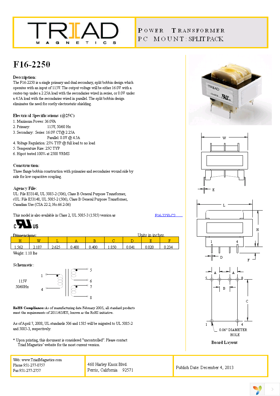 F16-2250 Page 1