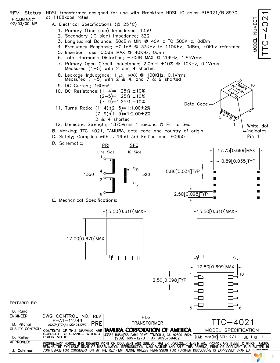 TTC-4021 Page 1