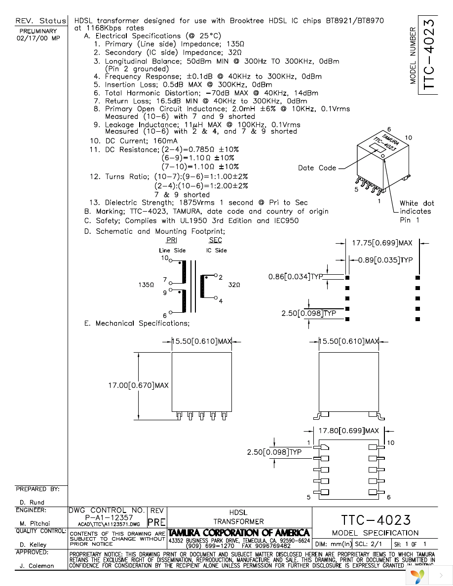 TTC-4023 Page 1