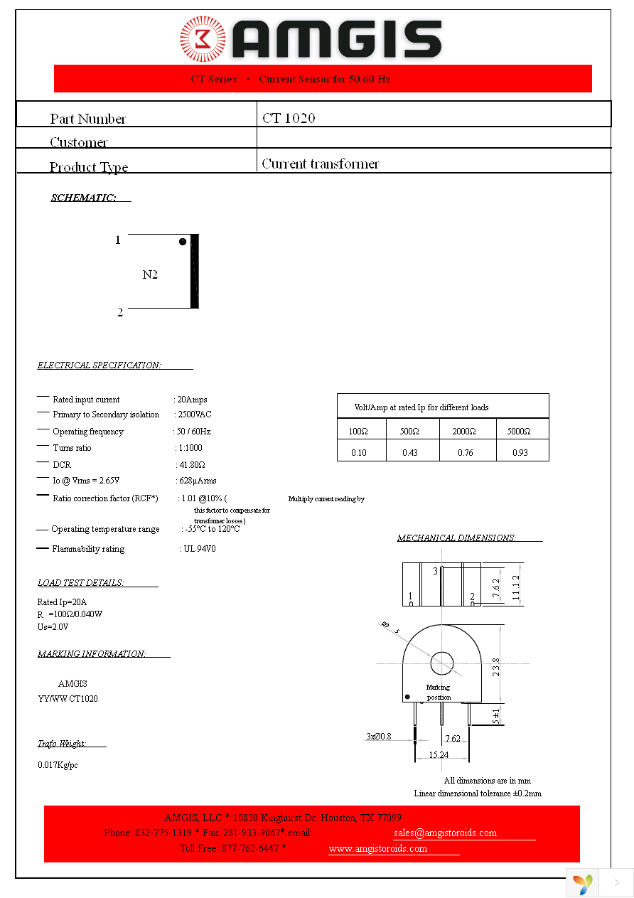 CT1020 Page 1