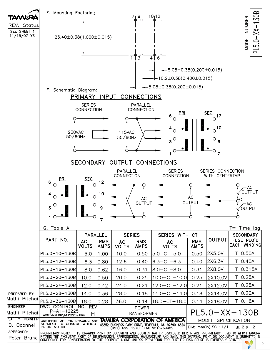 PL5.0-12-130B Page 2