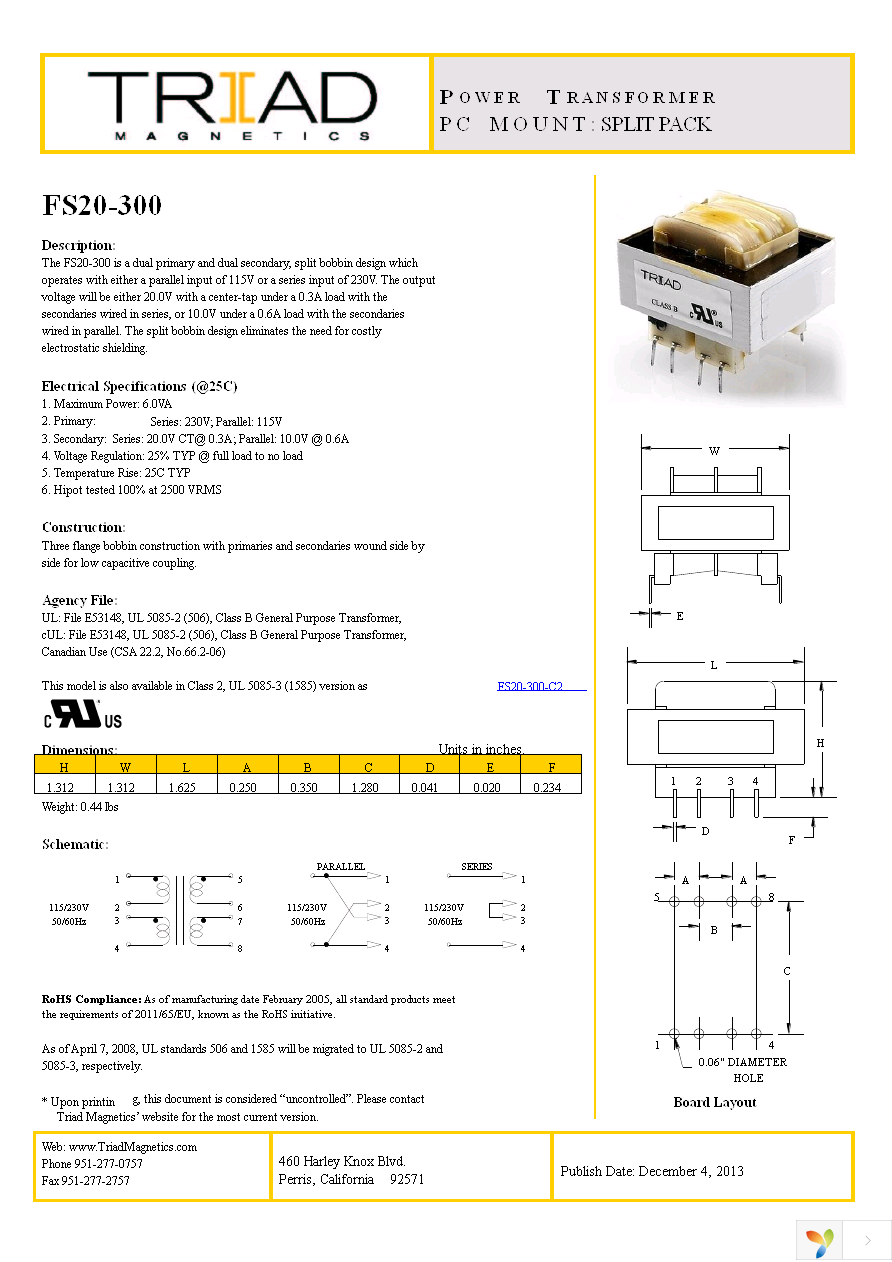 FS20-300 Page 1