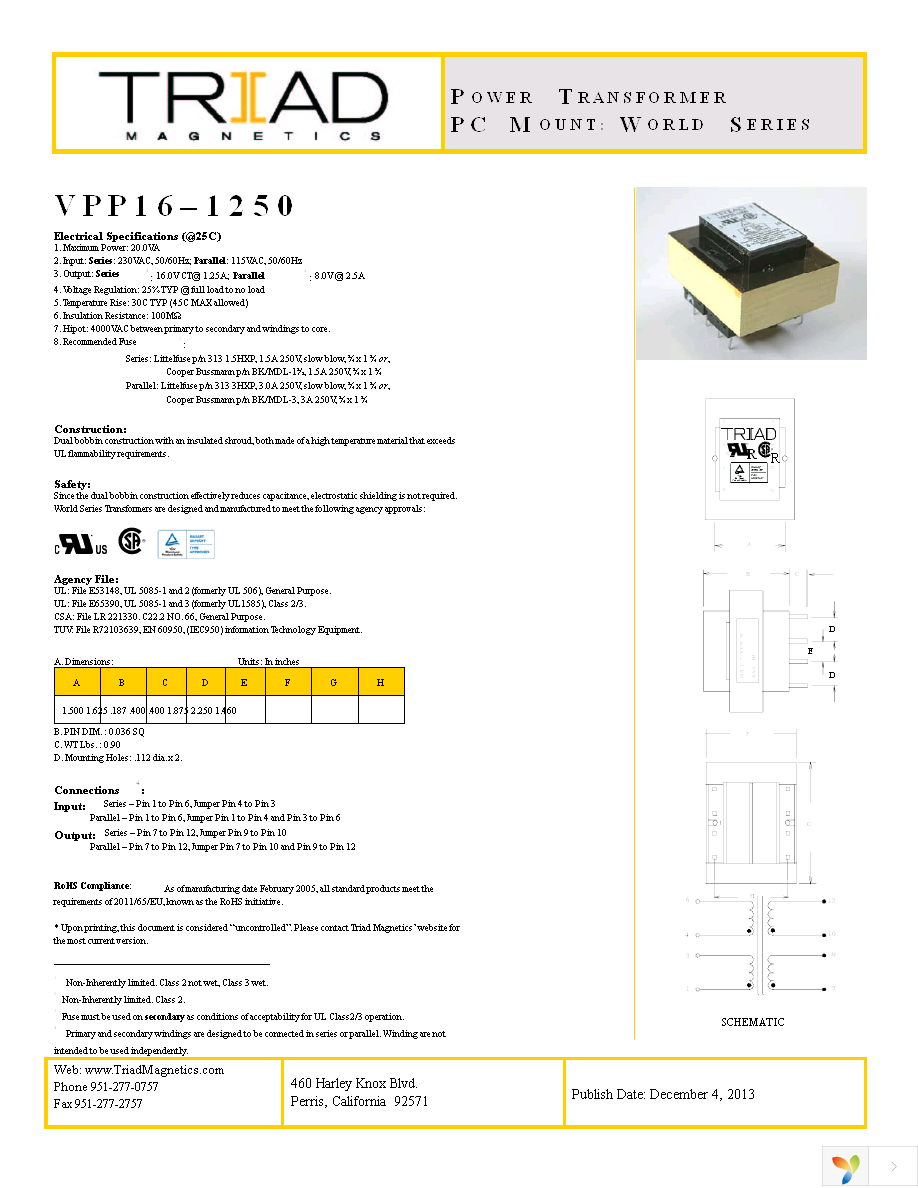 VPP16-1250 Page 1