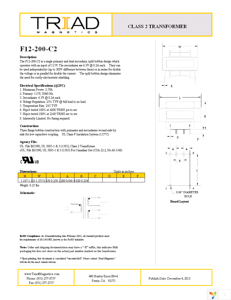 F12-200-C2-B Page 1