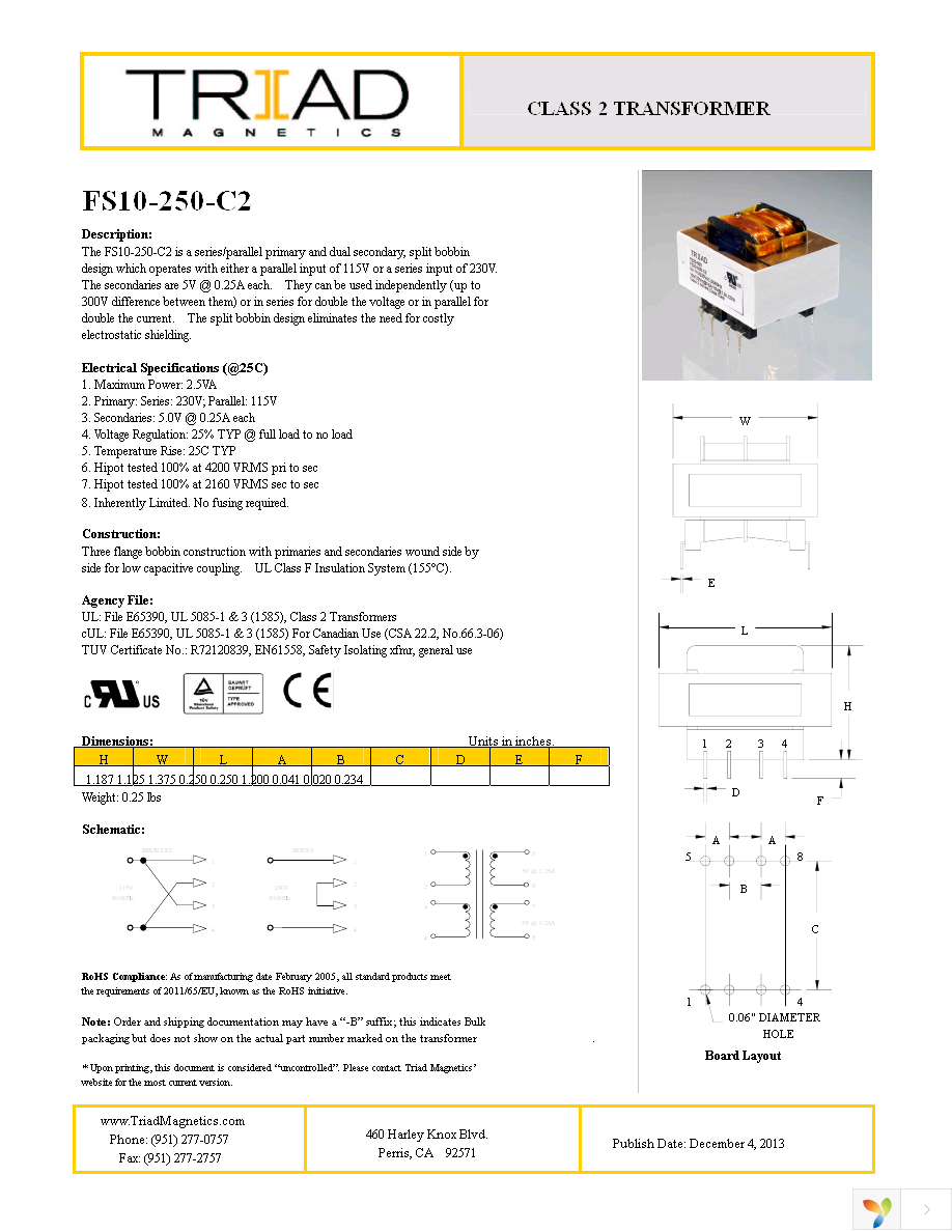 FS10-250-C2-B Page 1