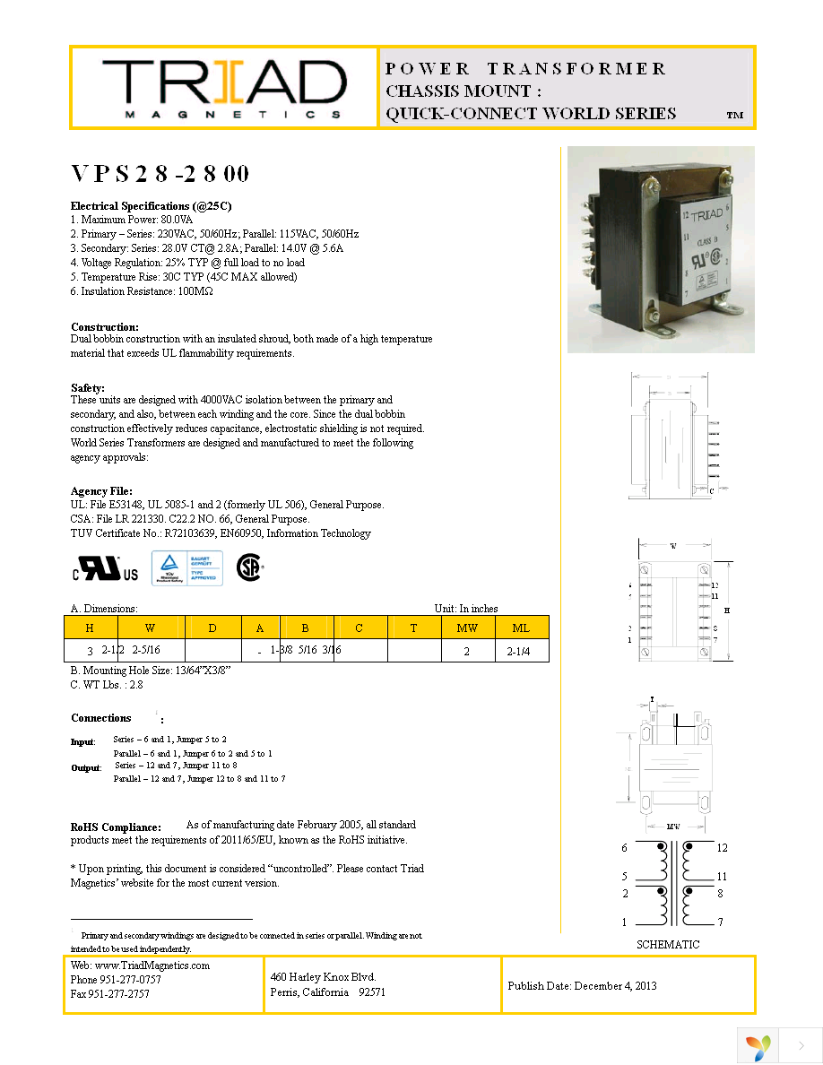 VPS28-2800 Page 1