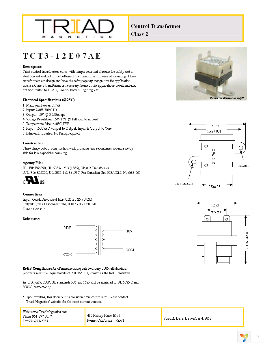 TCT3-12E07AE Page 1