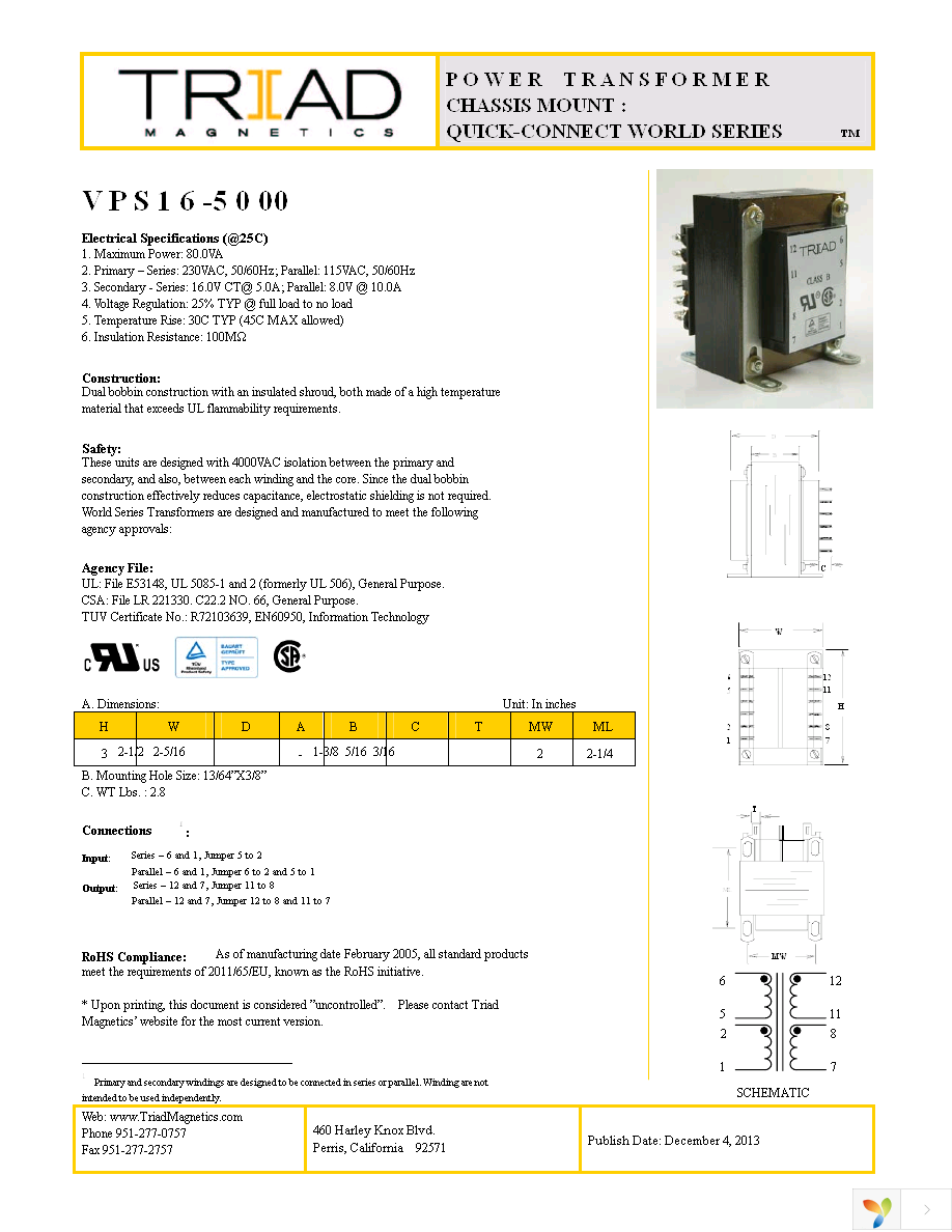 VPS16-5000 Page 1