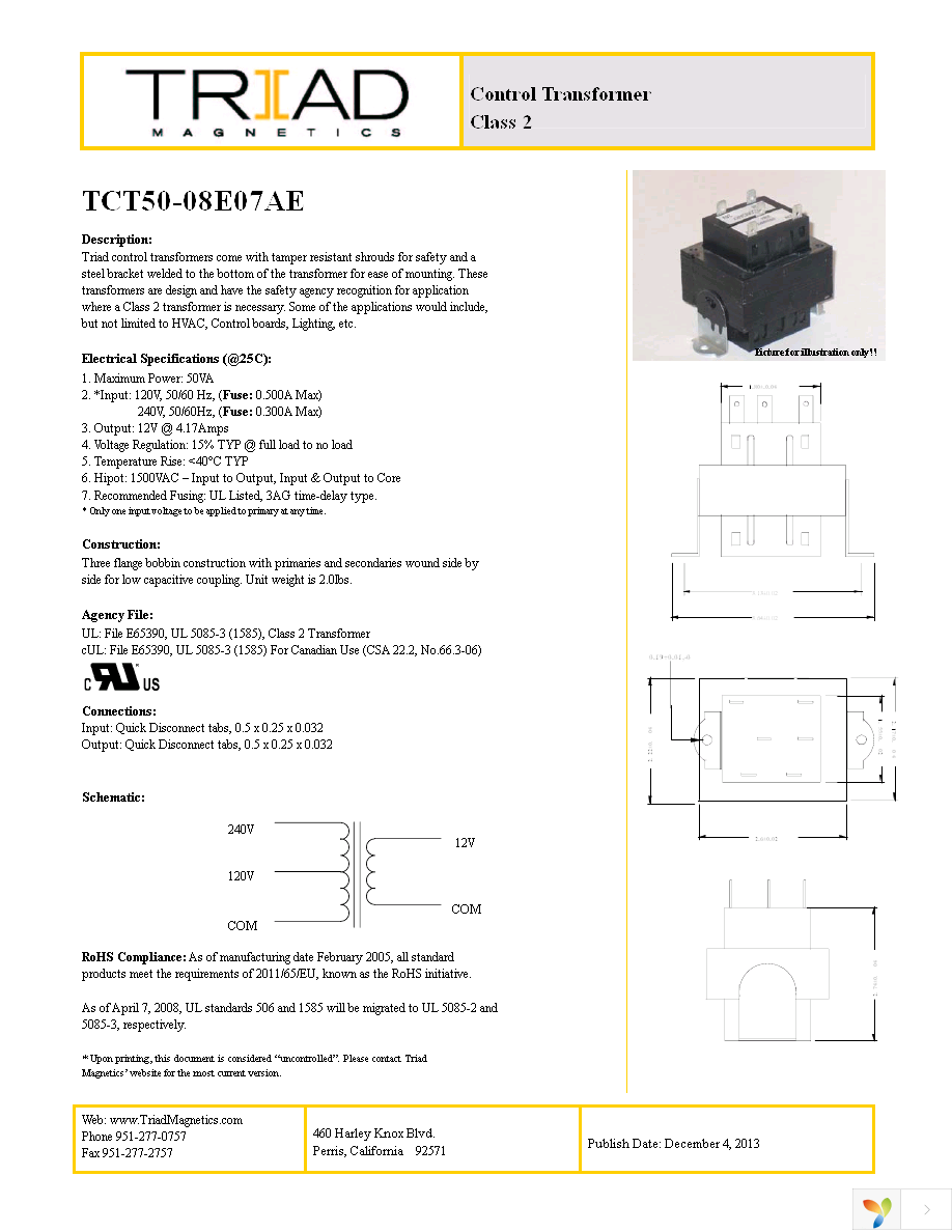 TCT50-08E07AE Page 1