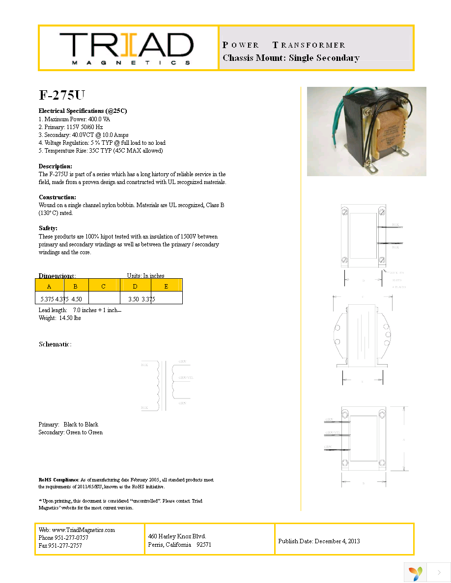 F-275U Page 1