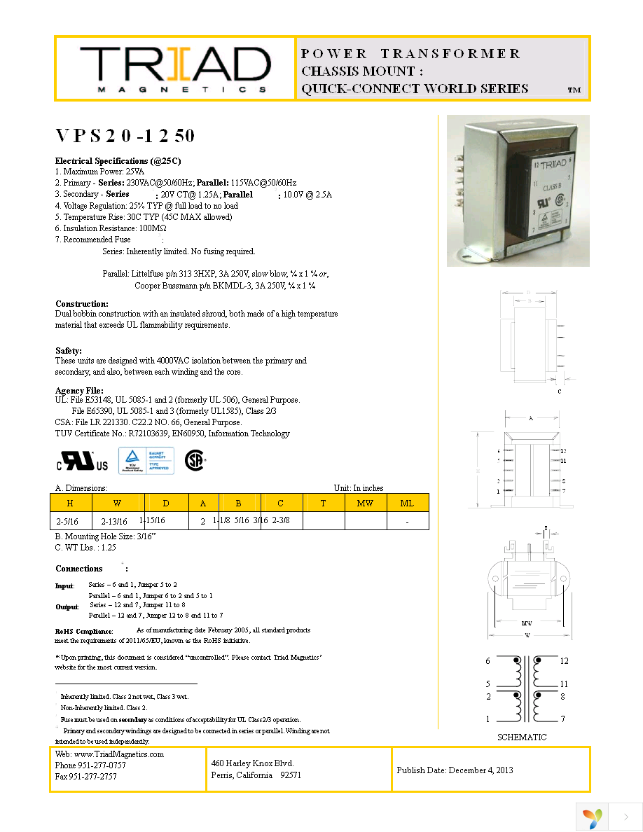 VPS20-1250 Page 1