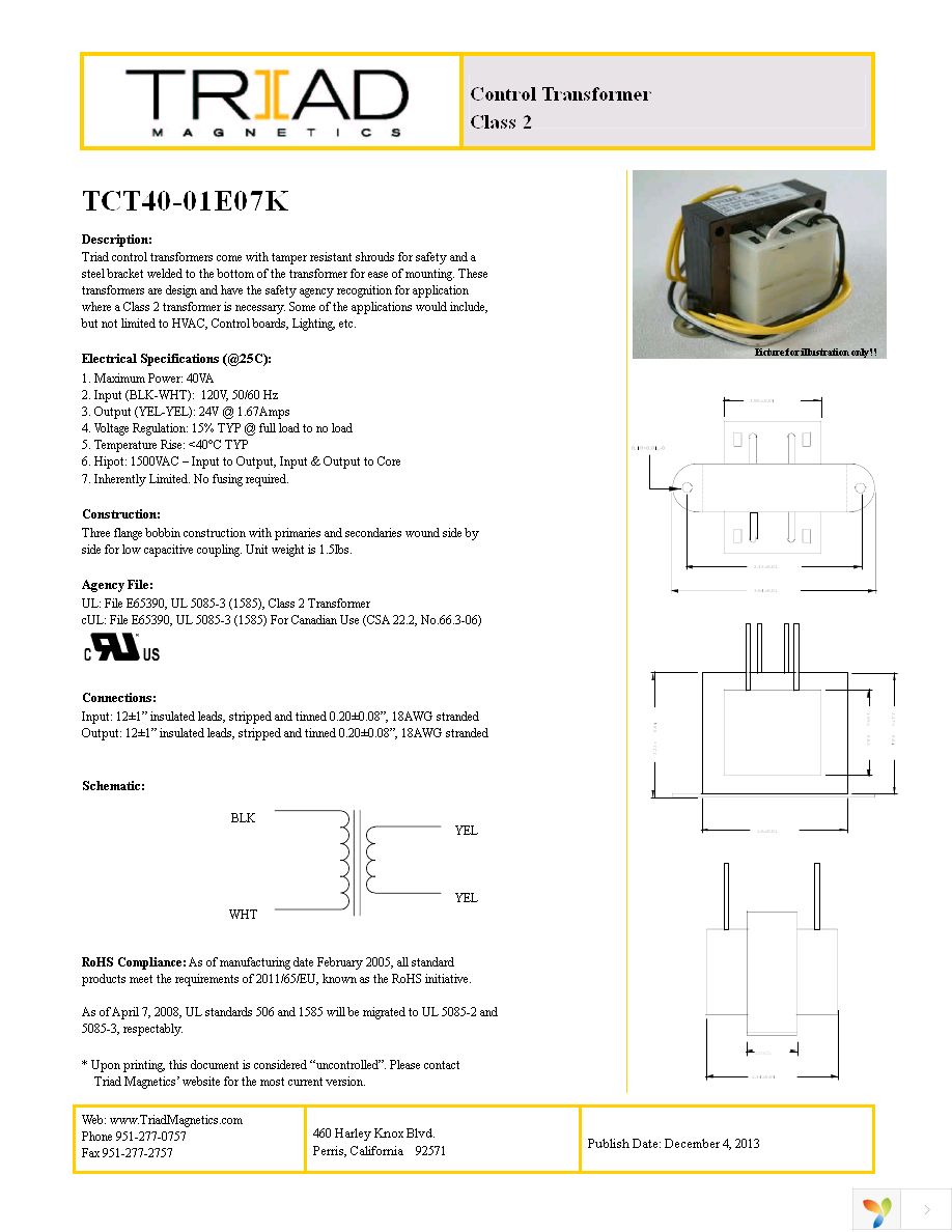 TCT40-01E07K Page 1