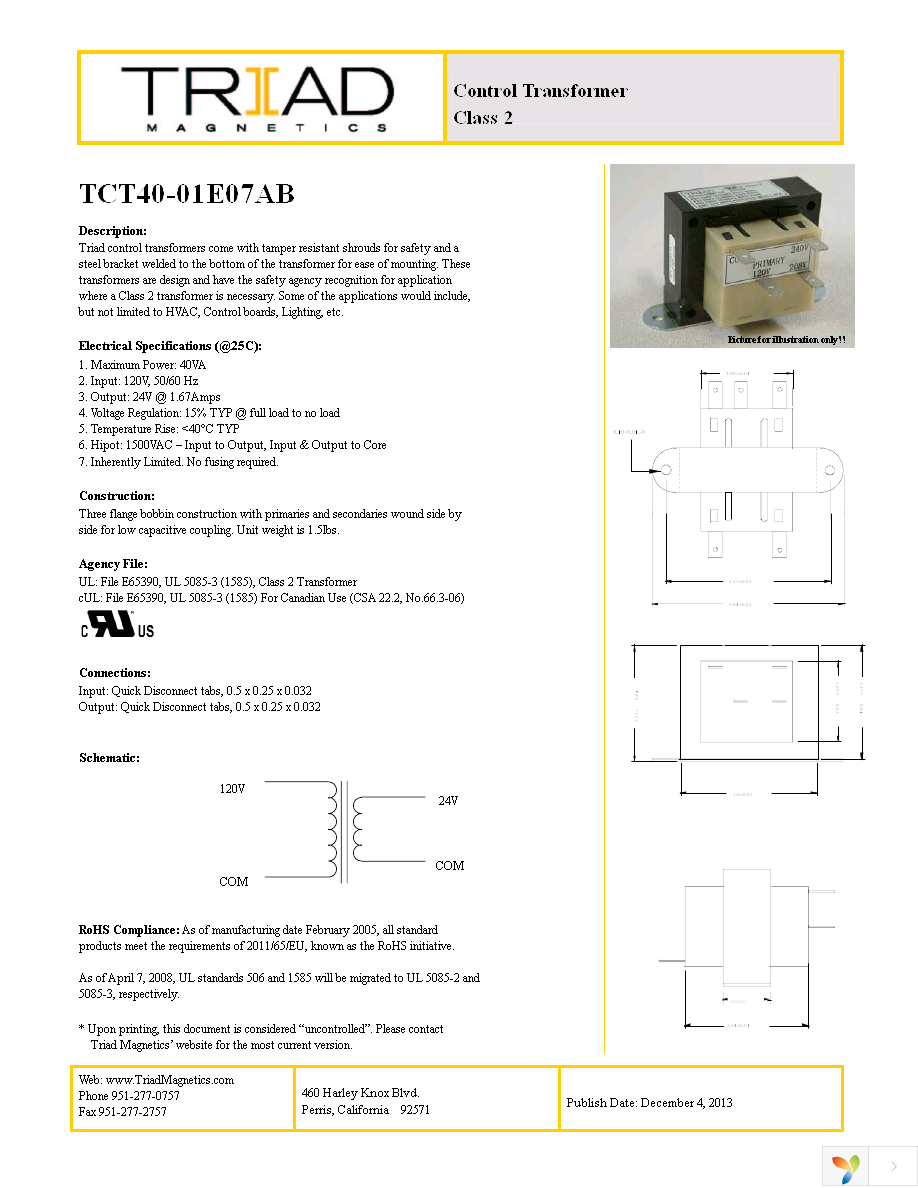 TCT40-01E07AB Page 1