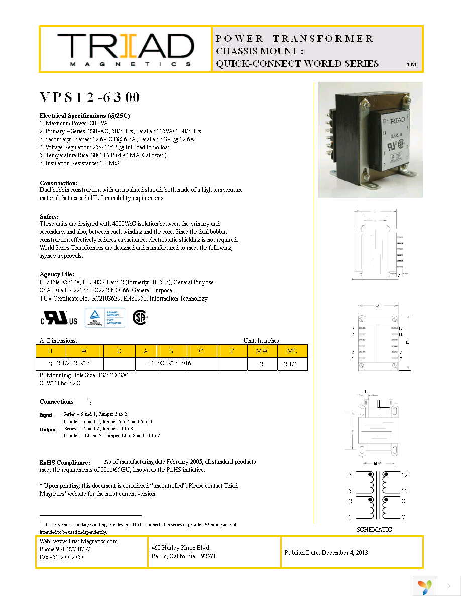 VPS12-6300 Page 1