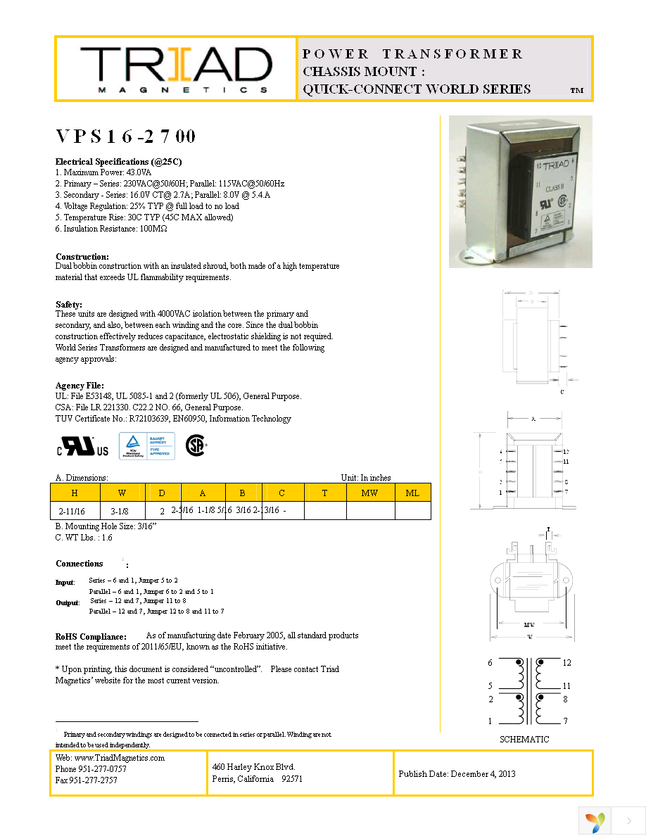 VPS16-2700 Page 1