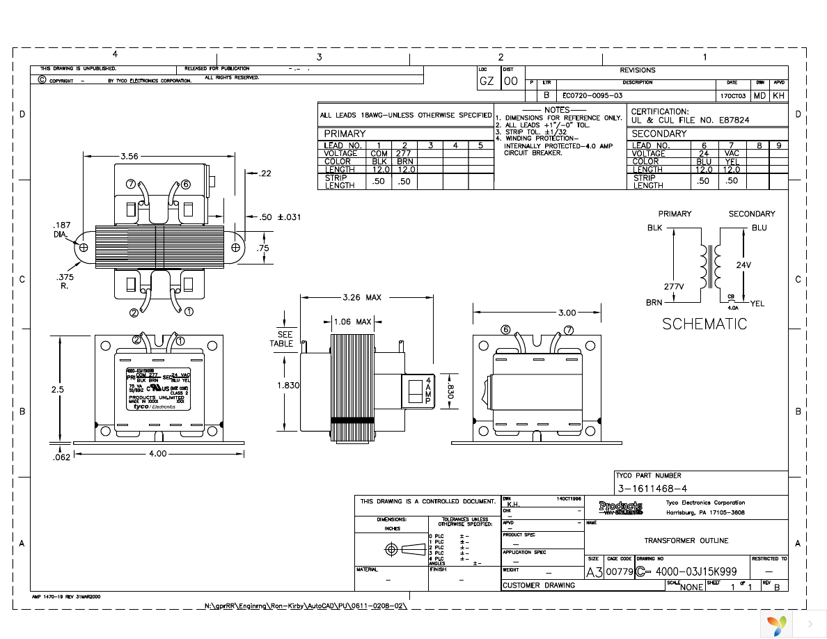 4000-03J15K999 Page 1