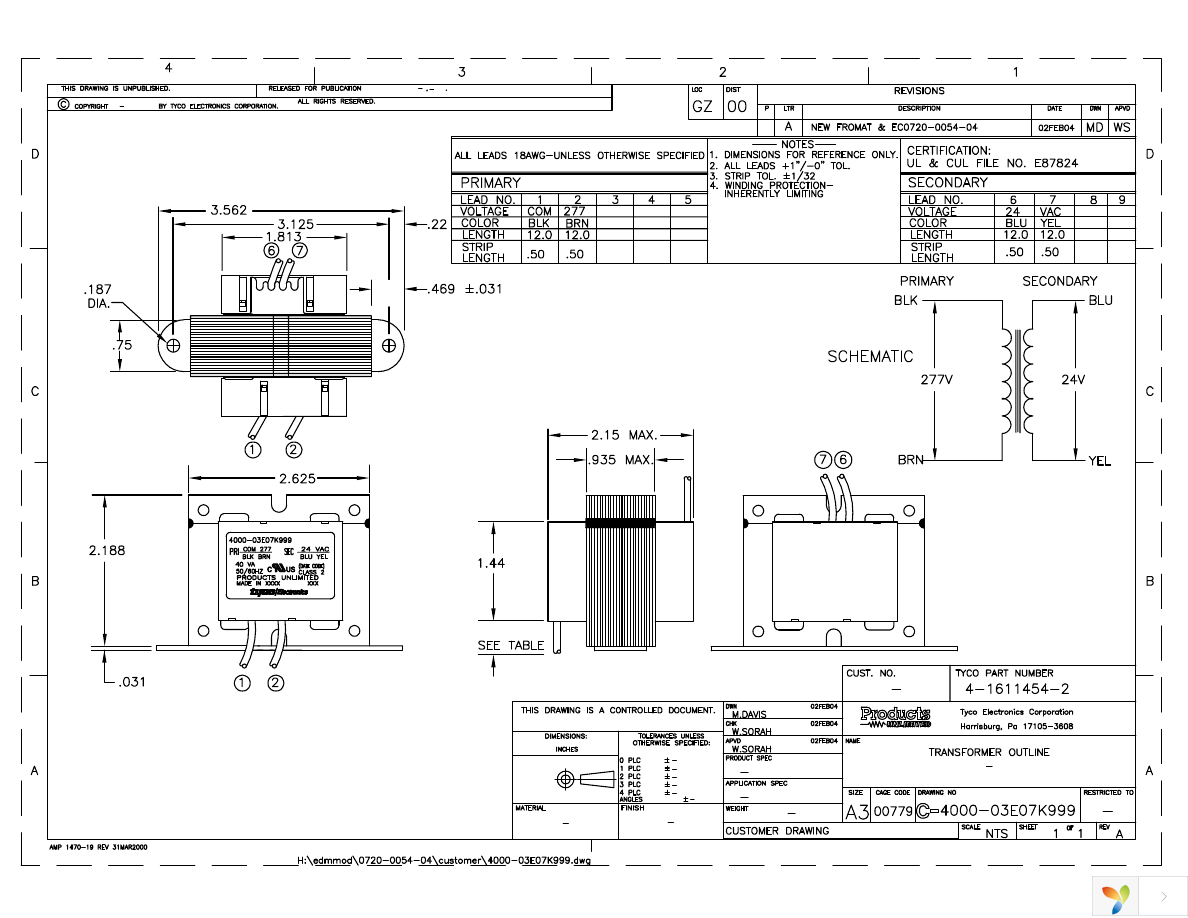 4000-03E07K999 Page 1