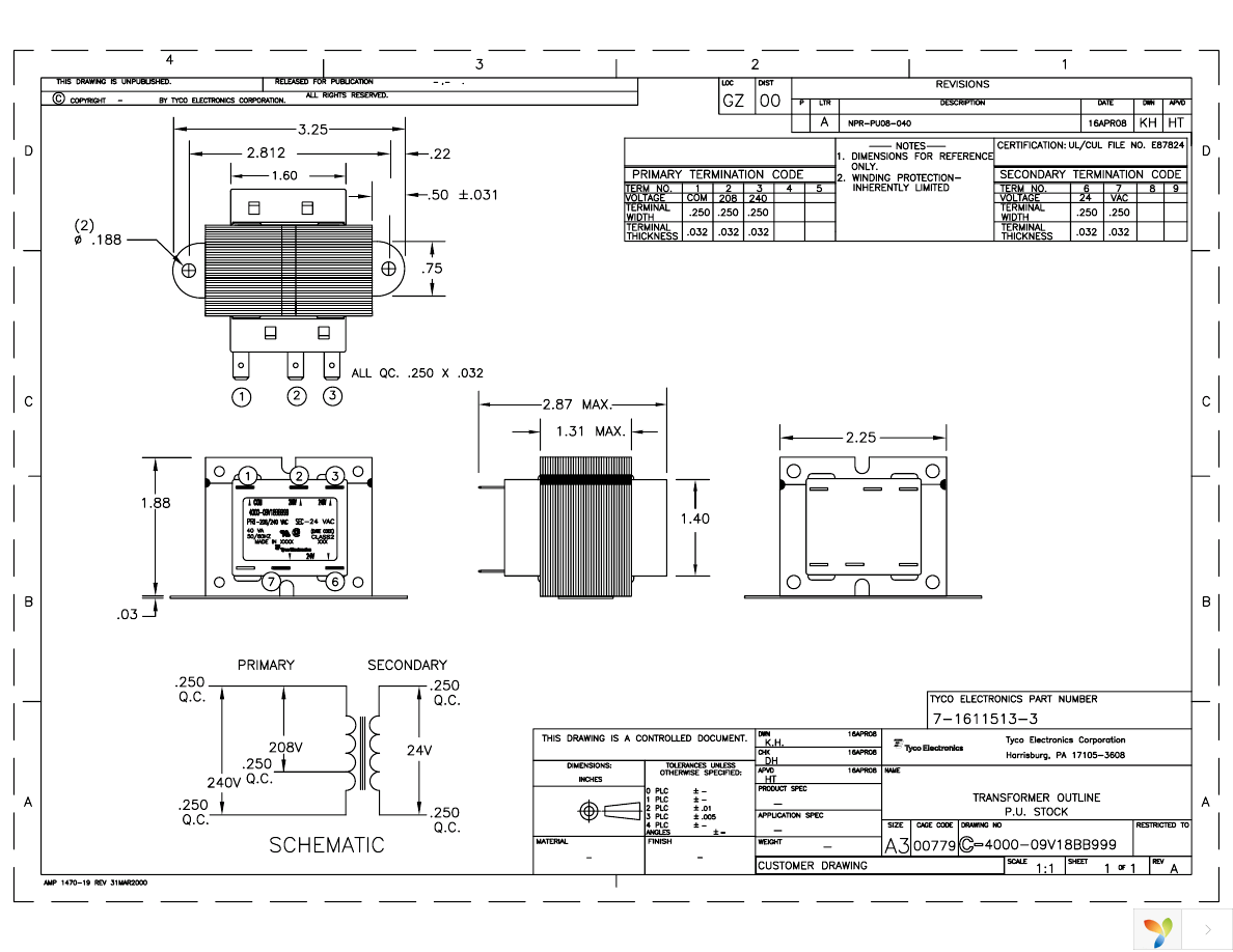 4000-09V18BB999 Page 1