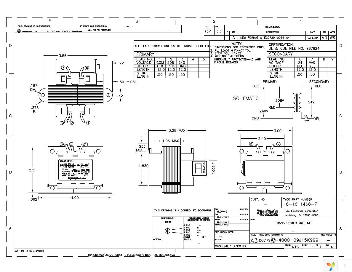 4000-09J15K999 Page 1