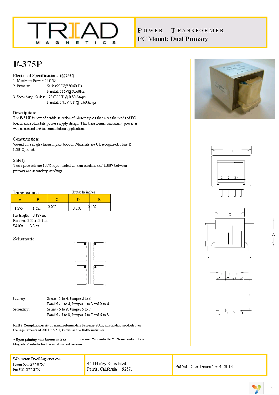 F-375P Page 1