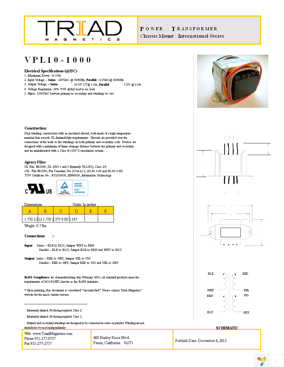 VPL10-1000 Page 1