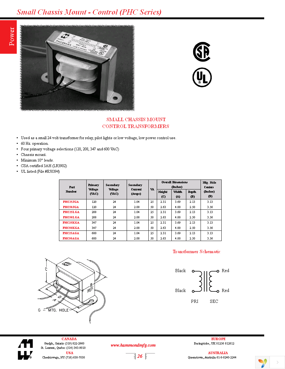 PHC25AGA Page 1