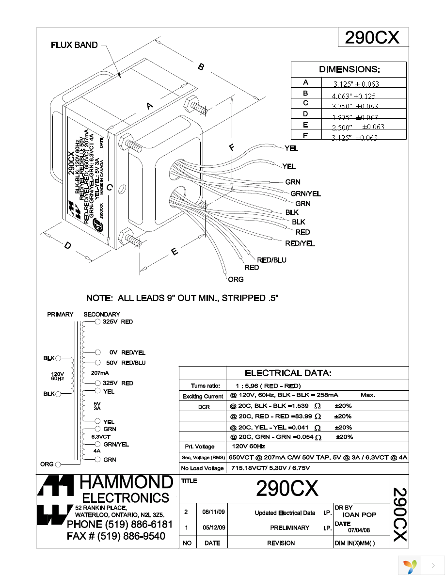 290CX Page 1