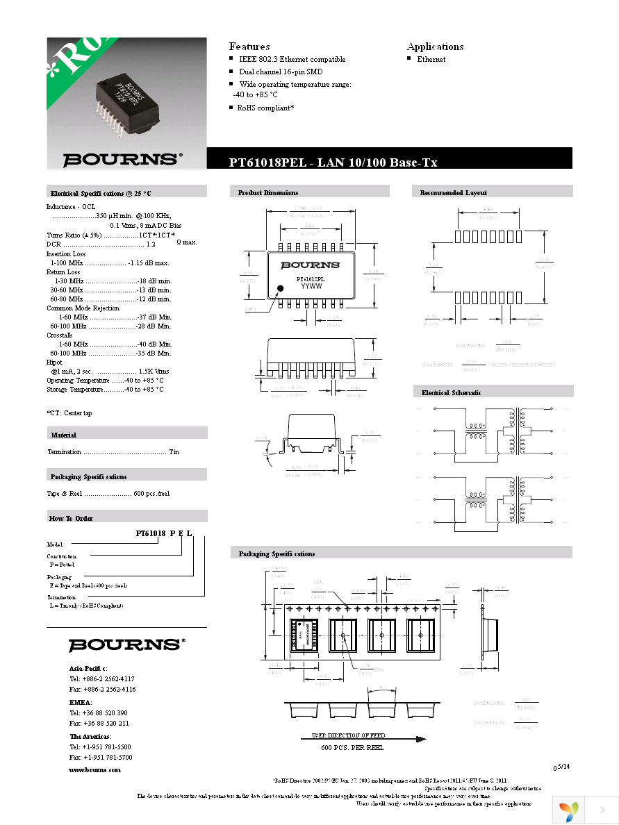 PT61018PEL Page 1