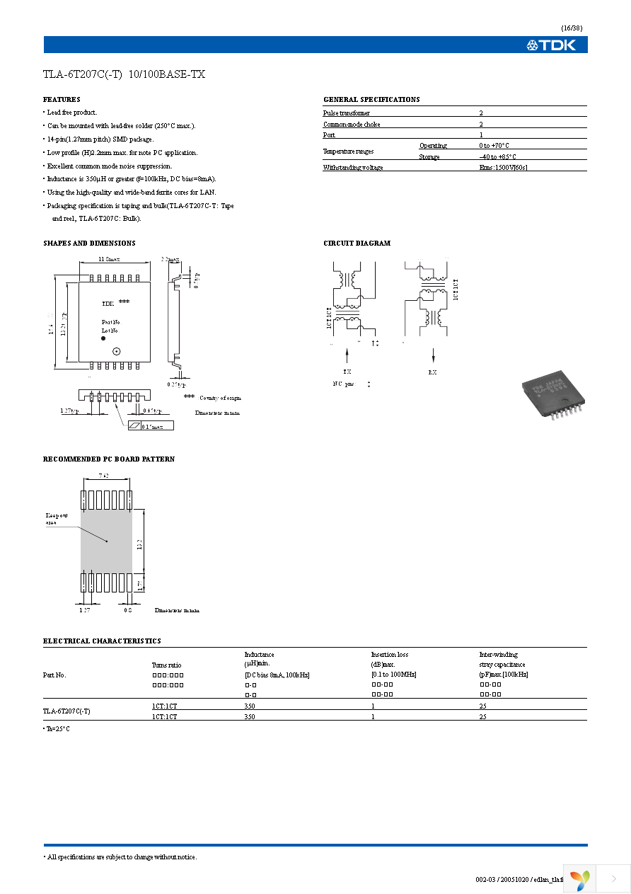 TLA-6T207C Page 1