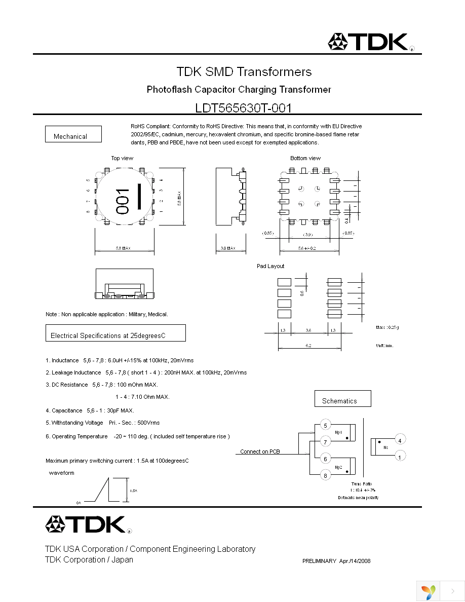 LDT565630T-001 Page 1