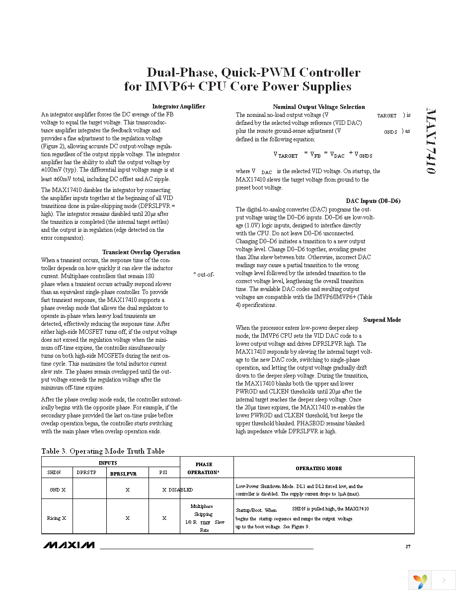 MAX17410GTM+T Page 27