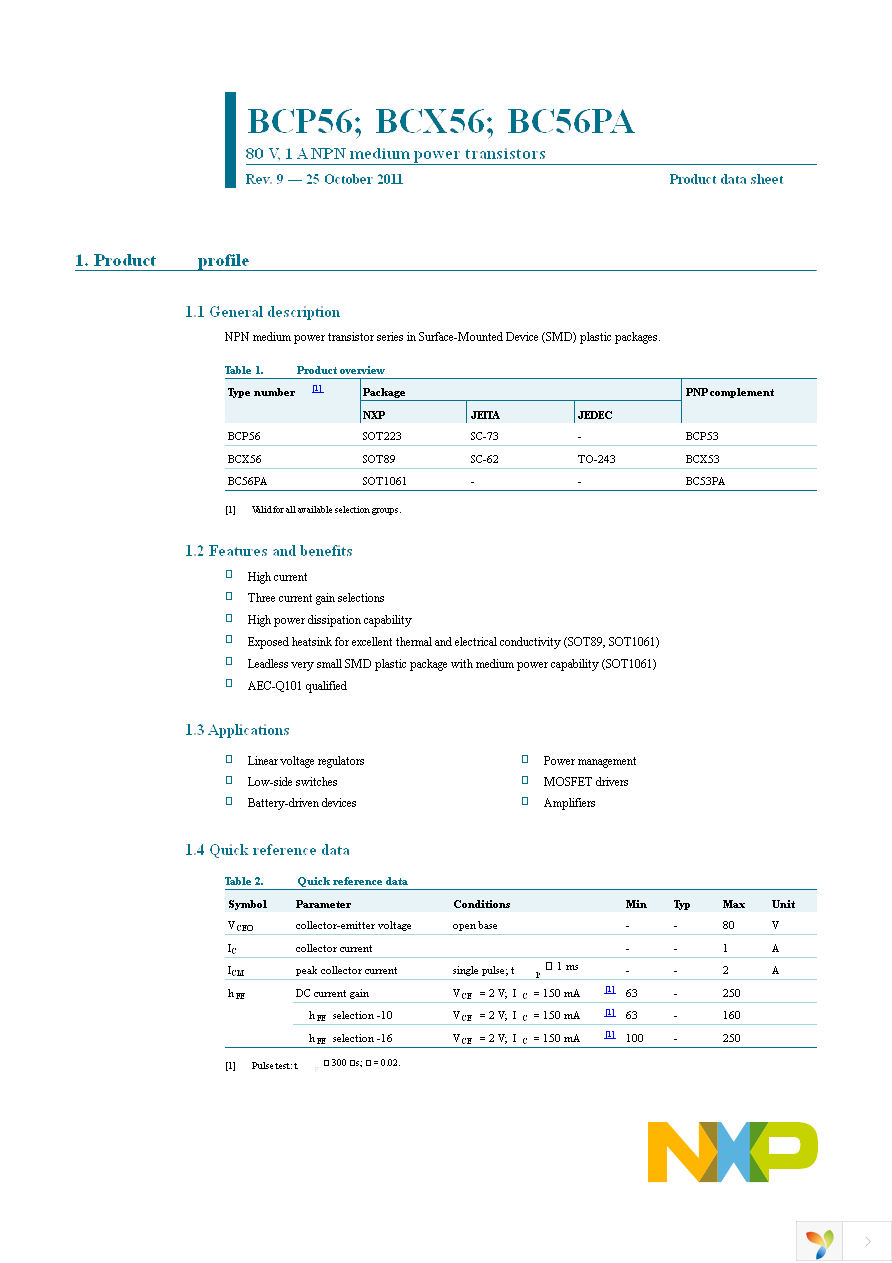 BC56-16PA,115 Page 1