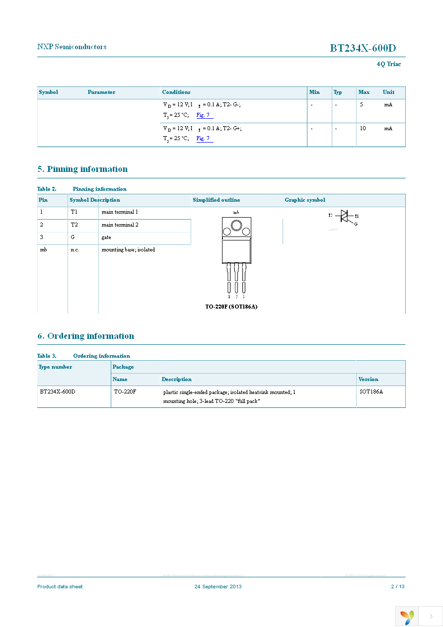 BT234X-600D,127 Page 2