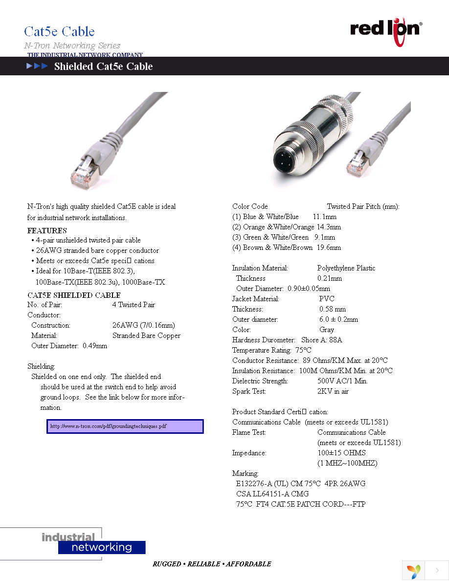 CAT5E-M12-M12-X Page 1