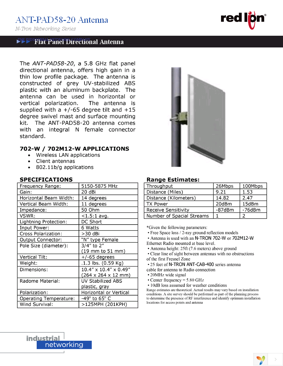 ANT-PAD58-20 Page 1