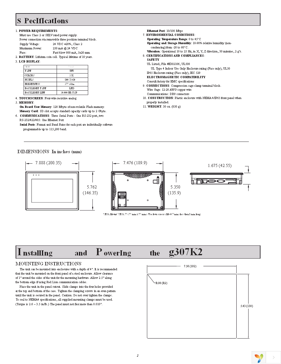 G307K200 Page 2