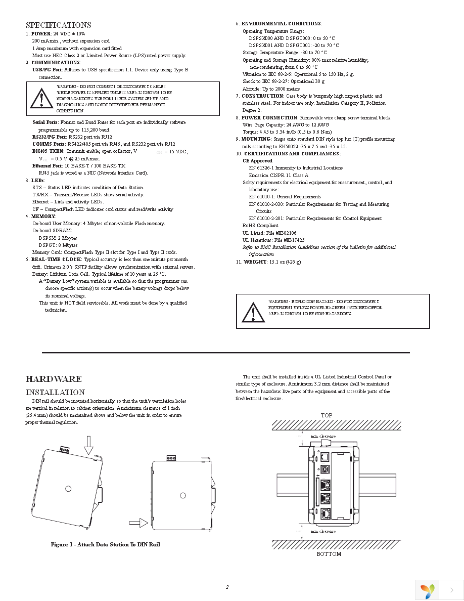 DSPGT001 Page 2