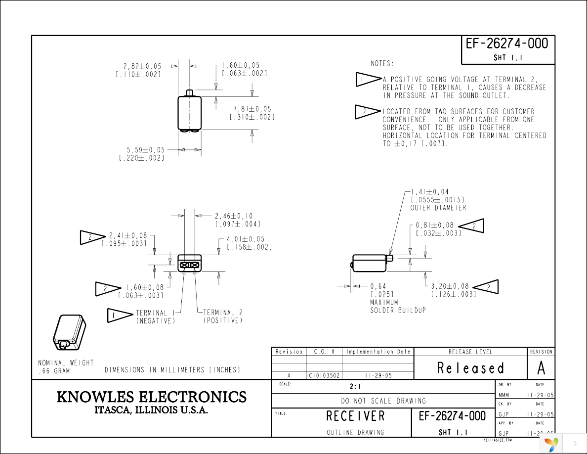 EF-26274-000 Page 1