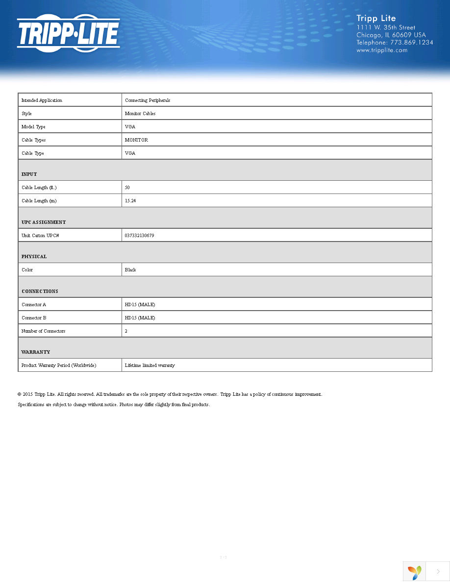 P502-050-P Page 2